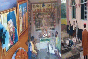 মৌলভীবাজারে উরস মাহফিলে কবরের সামনে সিজদা ও মৃতের ছবিতে প্রণাম