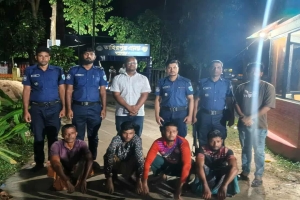 যাদুকাটা নদীতে অবৈধভাবে বালু উত্তোলন : ৪ জনকে কারাদণ্ড