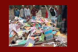 সুনামগঞ্জে প্রতিবন্ধী স্কুলের সরকারি বই বাজারে বিক্রির অভিযোগ