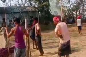হবিগঞ্জে জমি সংক্রান্ত বিরোধকে কেন্দ্র করে সংঘর্ষে আহত ৩০
