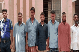 গোয়াইনঘাটে দেশীয় অস্ত্রসহ আটক ৬